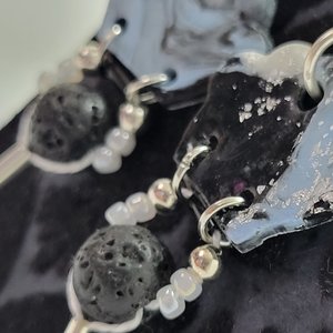 Lava Bead Drop Studs