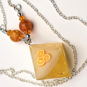 D8 Necklace - Orange