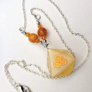 D8 Necklace - Orange