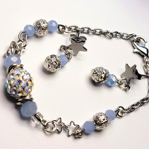 Moony Blues Bracelet and Stud Set