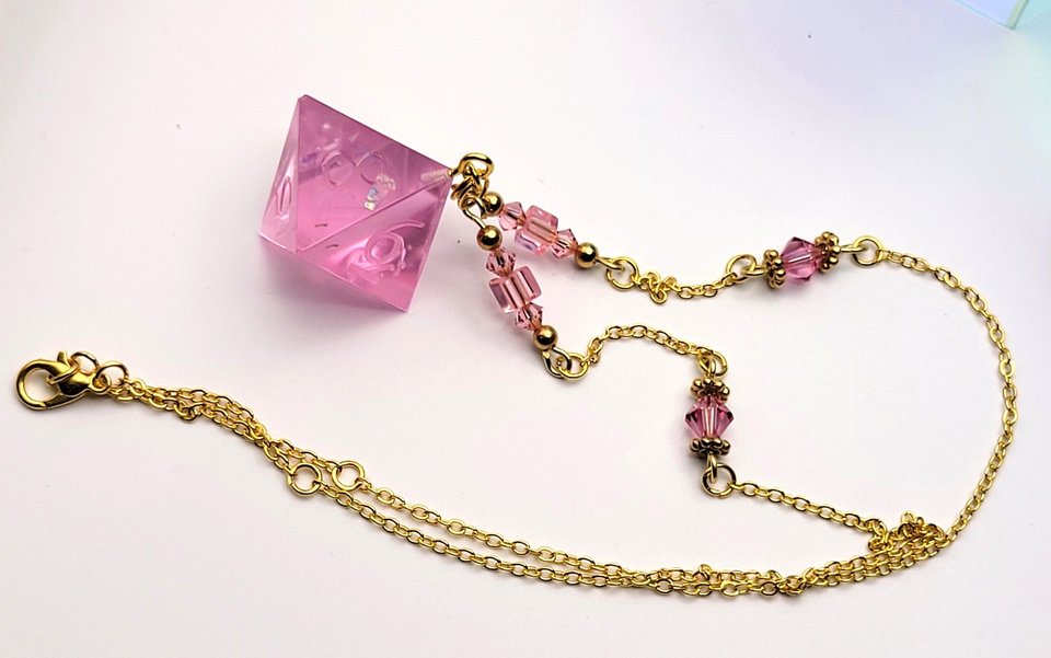D8 Necklace - Pink