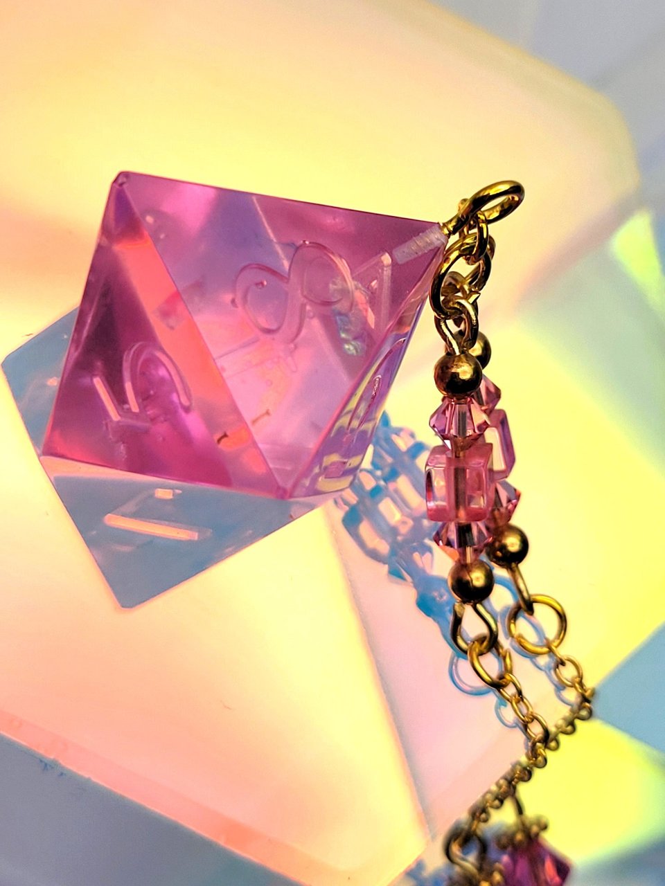 D8 Necklace - Pink