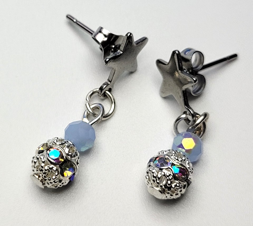 Moony Blues Bracelet and Stud Set