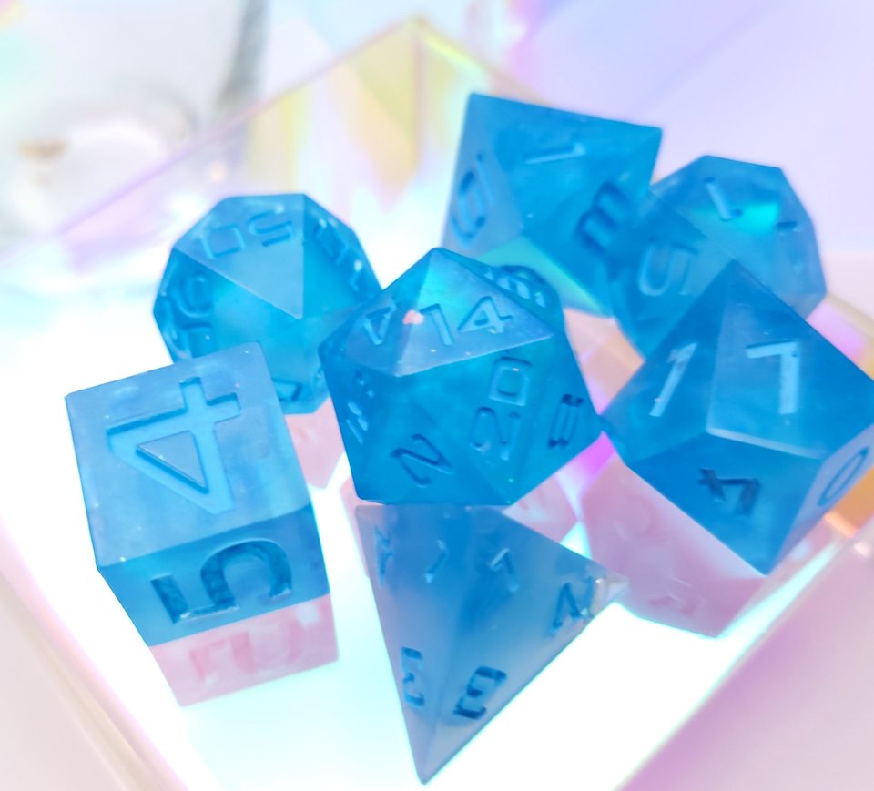 Blue Razzle Dice