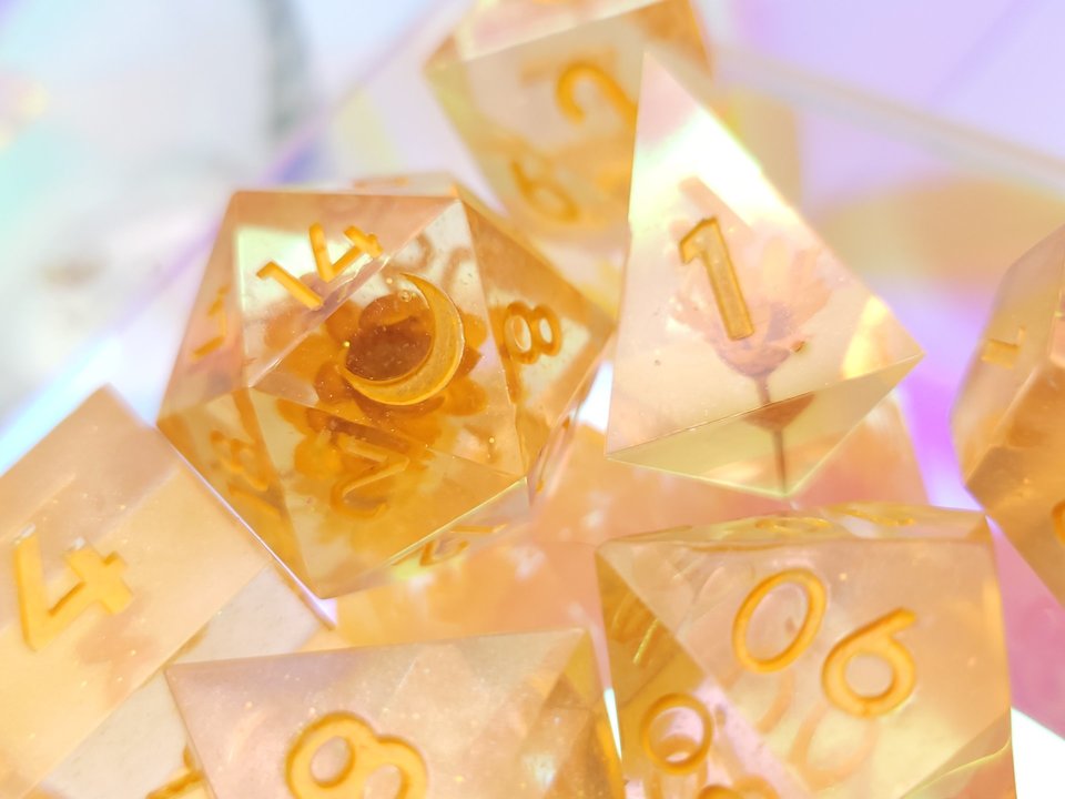 Bloomin' Orange Dice