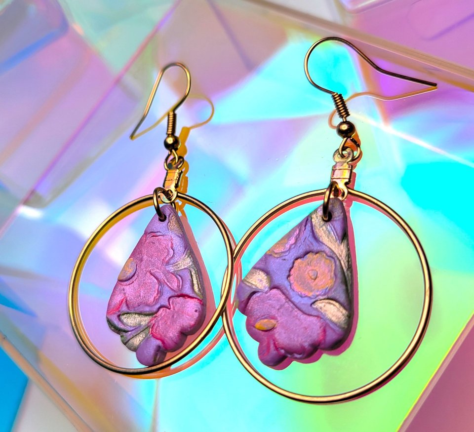 Ella's Floral Dangles