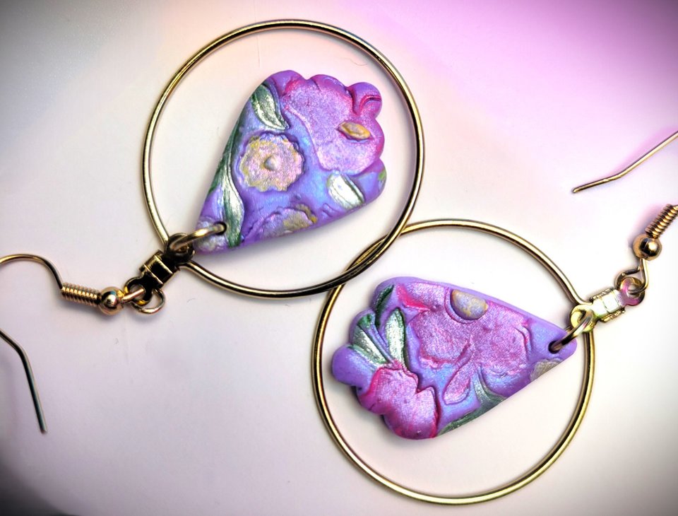 Ella's Floral Dangles