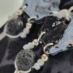 Lava Bead Drop Studs